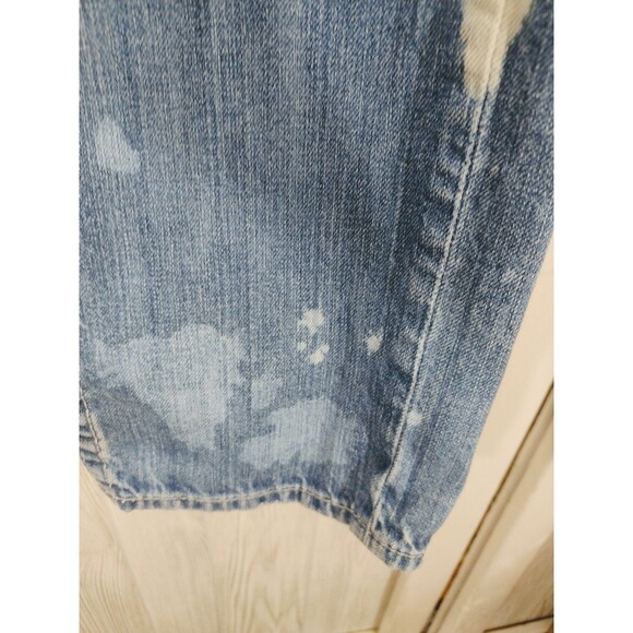 True Religion Jeans Bleach Acid Wash Skinny USA Mens 33 - Picture 8 of 16